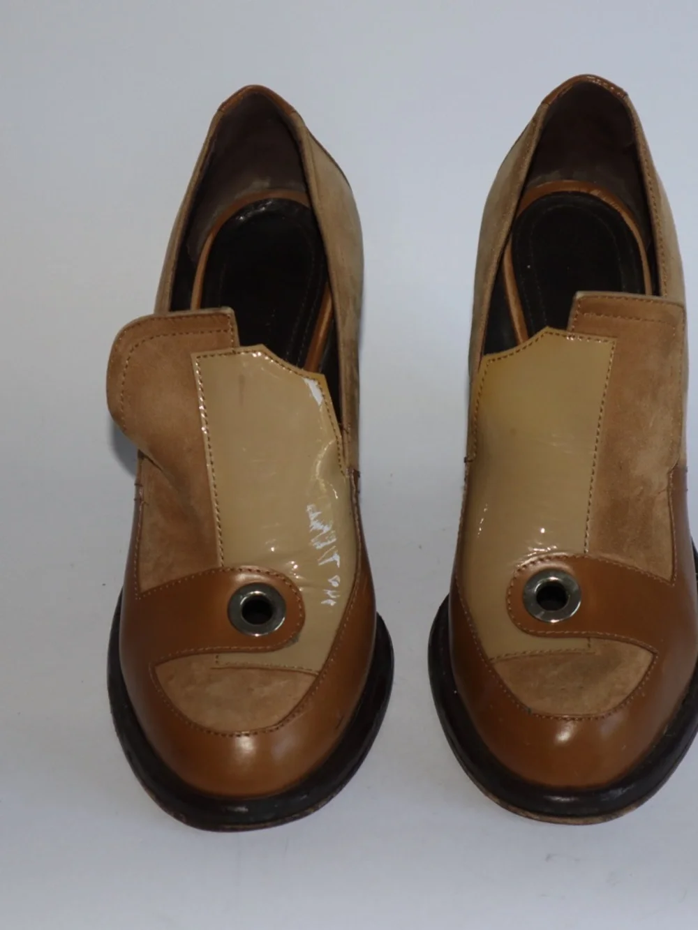 J.W. Anderson Landscape Column Heel Loafers Women's 38